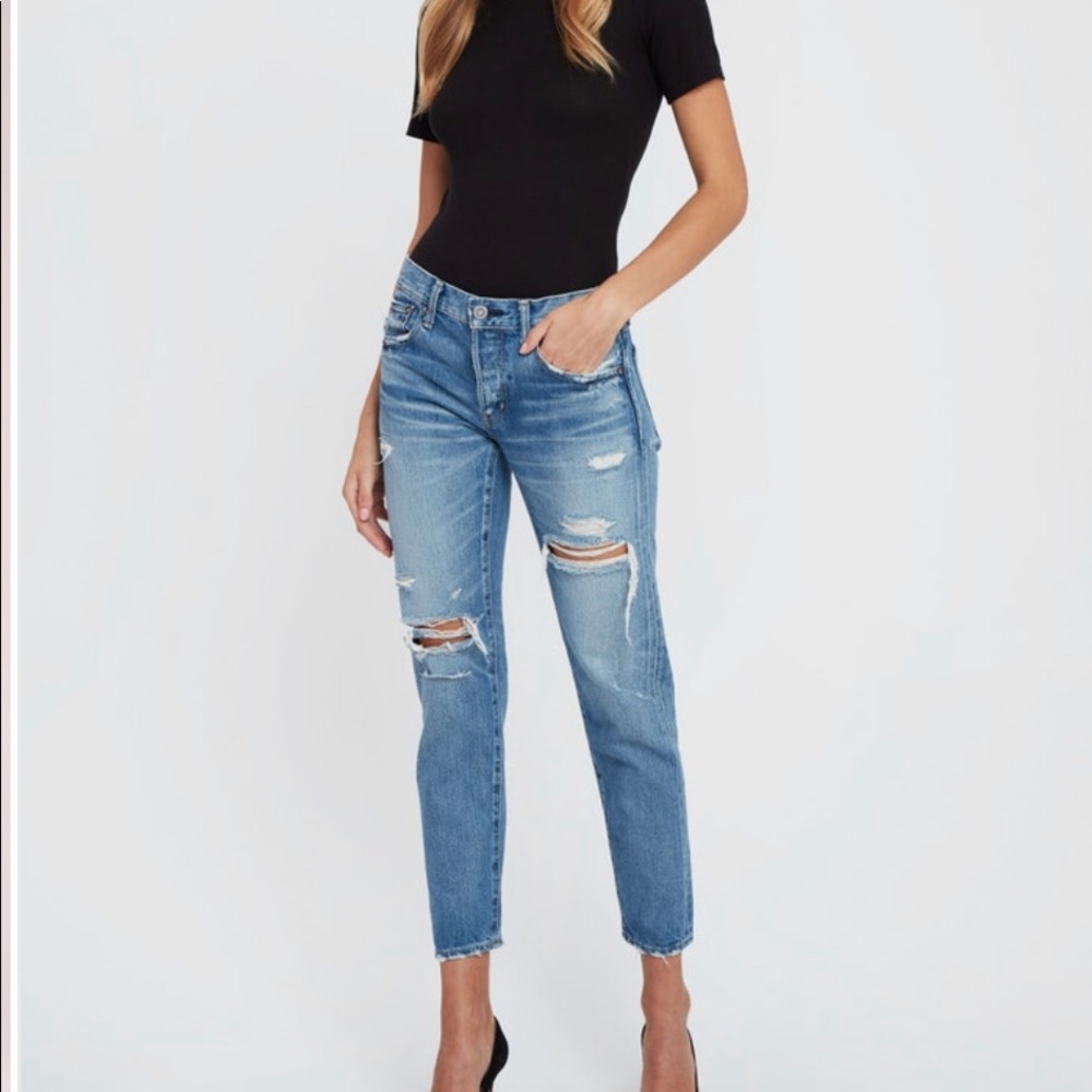 Moussy Vintage Bowie Tapered Jeans Size 25